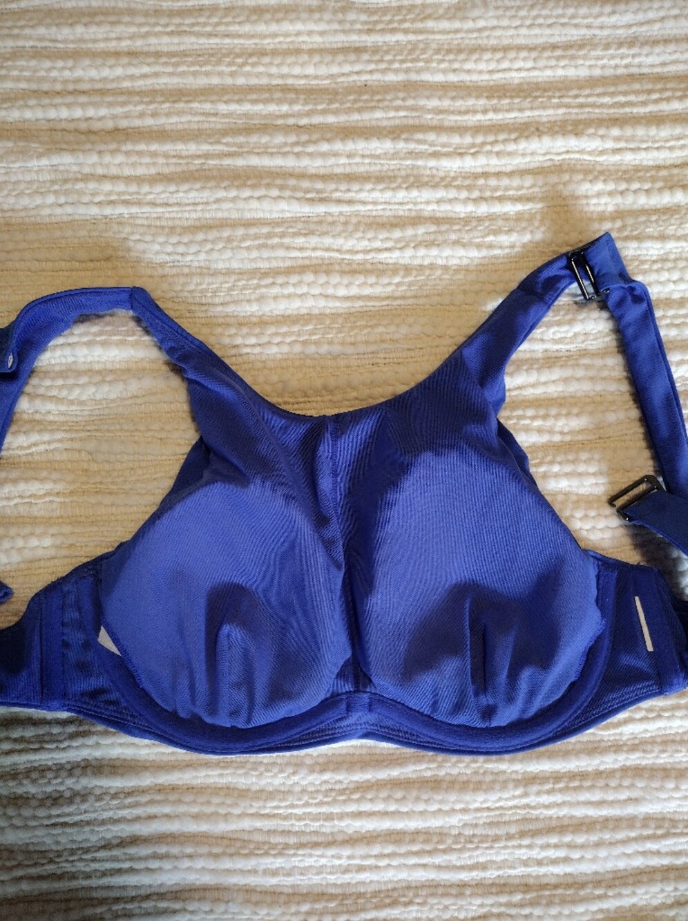Athleta Maldives Bra Cup Racerback Bikini  Swim Top Blue - Picture 3 of 5